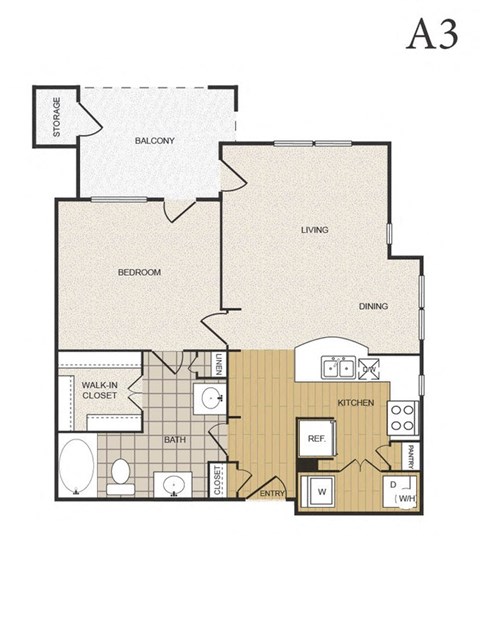 a3 floor plan  503 square feet apartments  the residences at sawmill estates